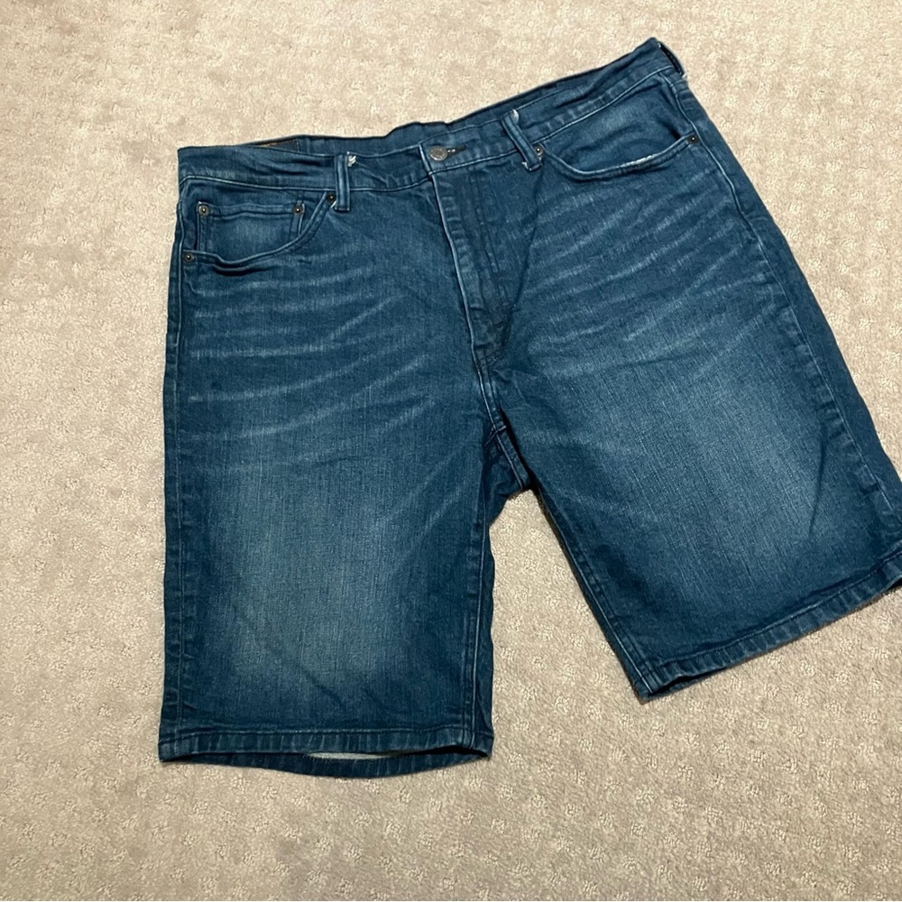 Levi Strauss & Co. Blue denim Jean shorts.  541 red tab. EUC!